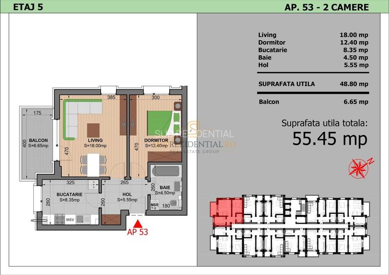 Apartament cu 2 camere, de vanzare, finisaje premium, Sector 4,Berceni - 1