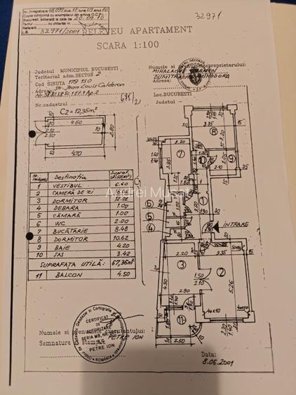 Inchiriez apartament 3 camere ultracentral cu garaj - 15