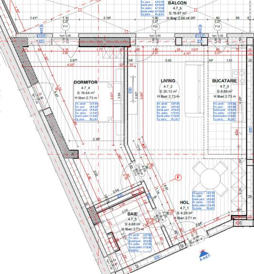 Apartament cu 2 camere, 69.24 mp, zona Garii - 2