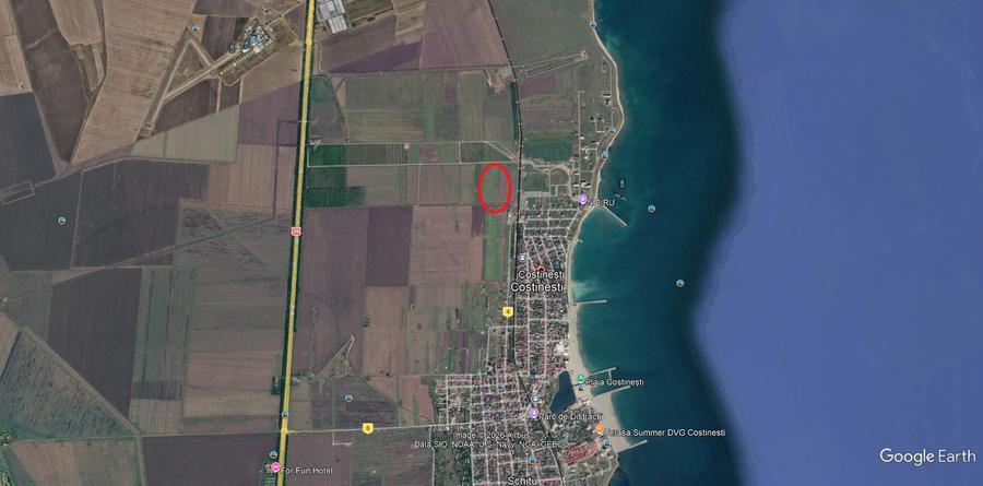 Teren de vanzare in Costinesti lipit de Nibiru