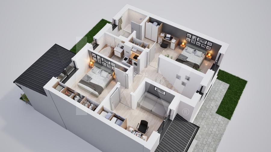 Casa duplex 4 camere in cartier nou Șură Mica - 11