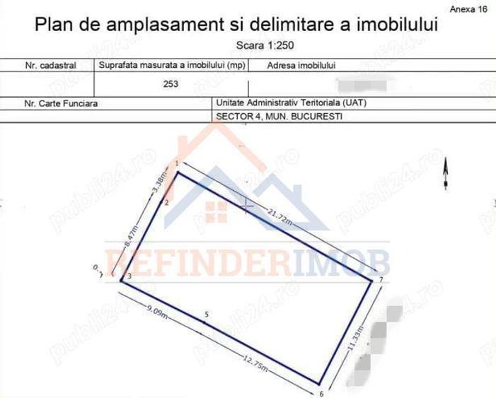 Teren Intravilan 253 mp Apărătorii Patriei – Ideal Construcție Ca