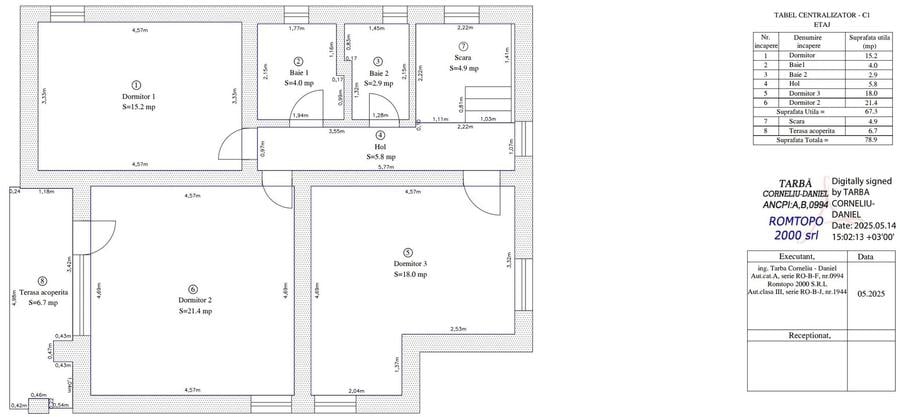 Casa individuala - P+1M, 4 camere - Corbeanca, strada Laguna Albastra