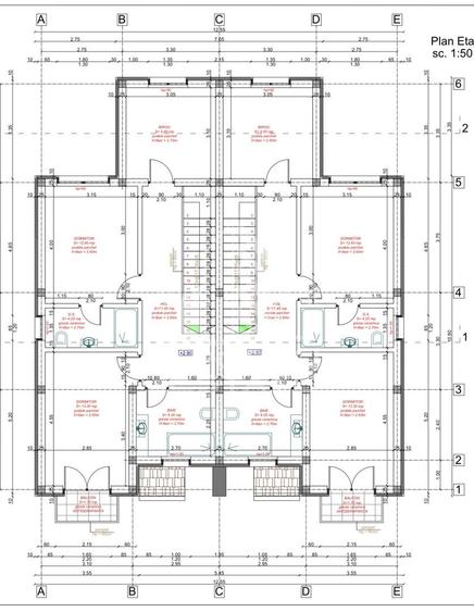 Duplex situat Central cu 4 camere si 3 bai in Mosnita Noua - 43