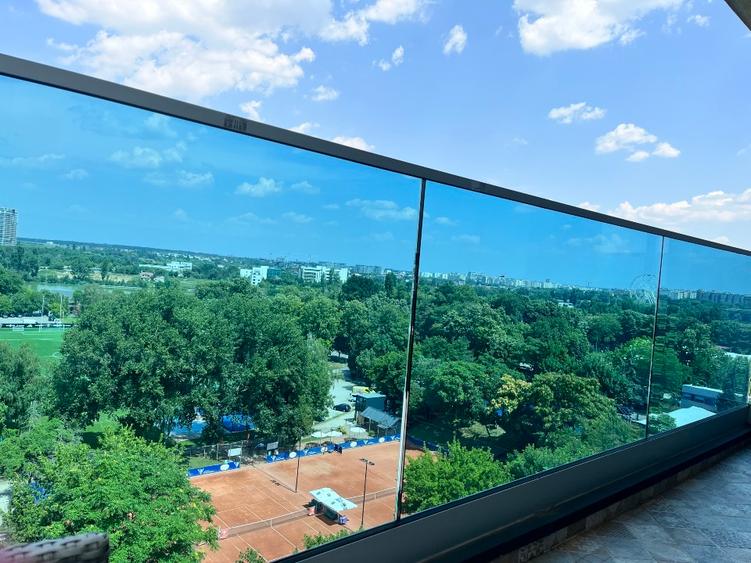 Bright 1-Bed Flat with Panoramic Lake & Park Views - Floreasca