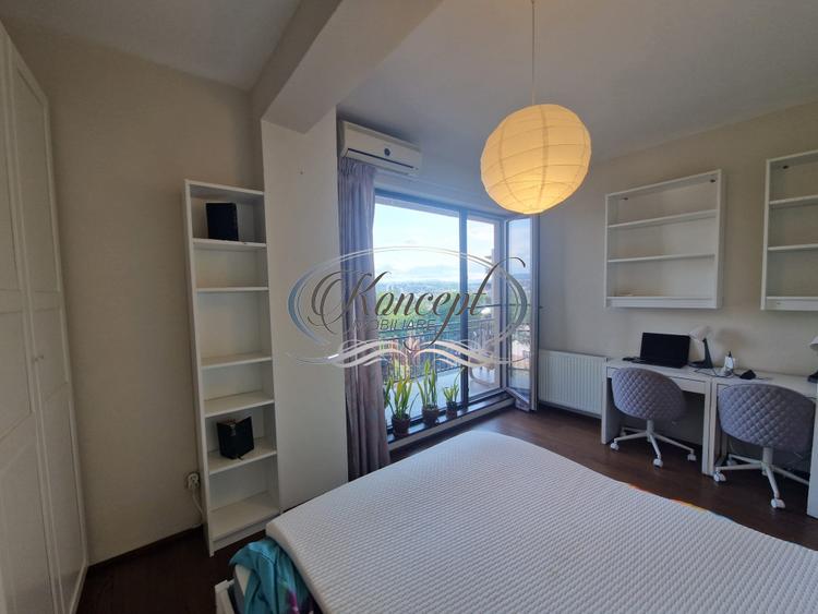 Apartament luminos cu balcon generos si panorama deosebita, in Dambul Rotund