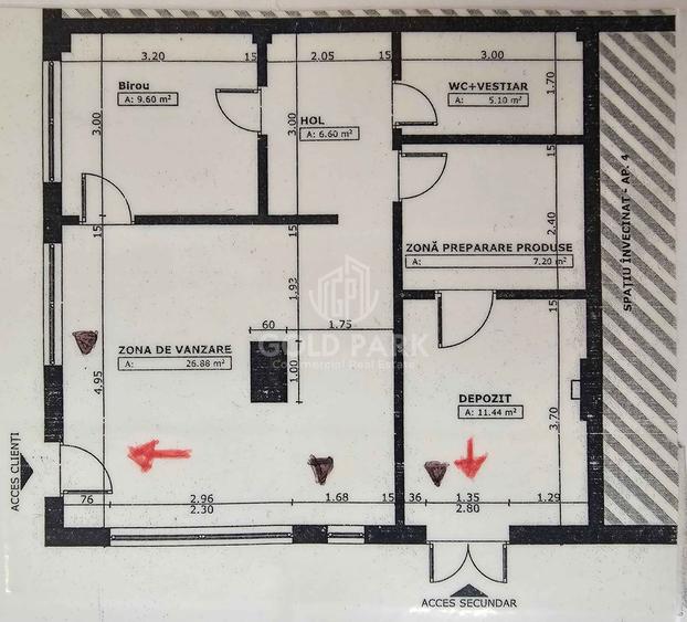 Spatiu Comercial - Zona Central - 2 Cai de Acces