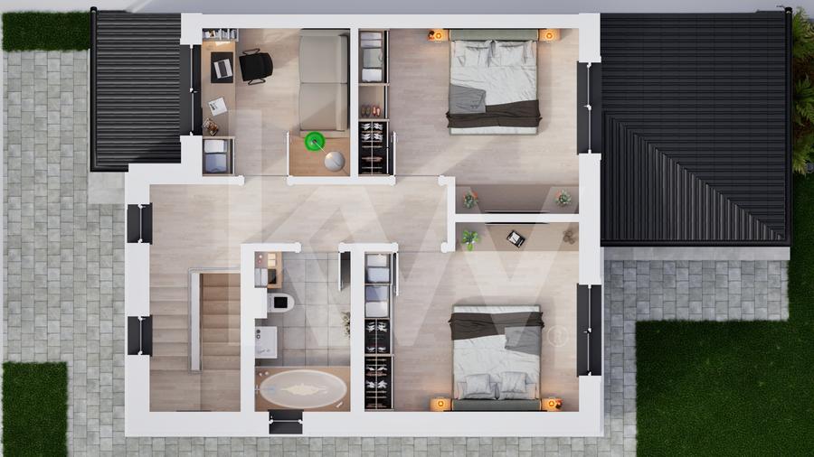 Casa duplex 4 camere in cartier nou Șură Mica