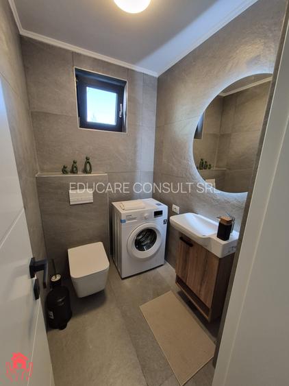 Tunari-PRIMA LOCUIRE, 3 camere curte, piscina exterioara, mobilat luxury, LIBER! - 12