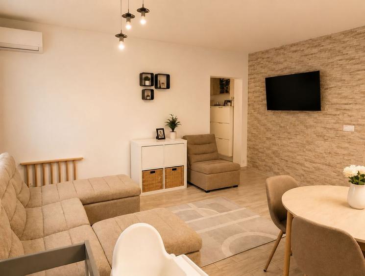Apartament 3 camere, 70 mp, finisat, parcare, zona BMW Vivo