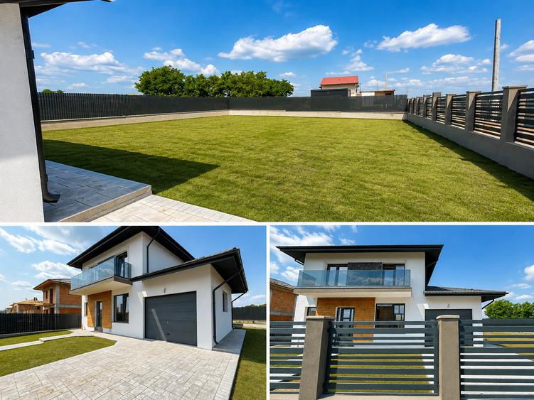 Vilă individuală cu garaj, teren 700 mp (extensibil la 1.300 mp) — Valea Lupului