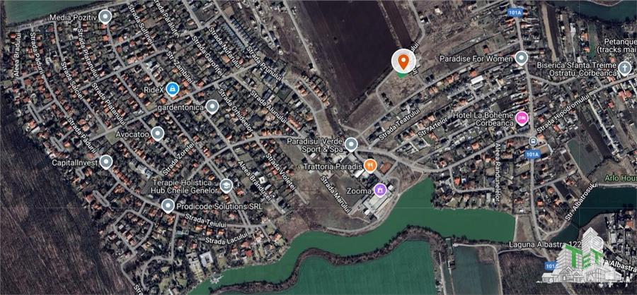 Teren intravilan  Corbeanca, langa Paradisul Verde