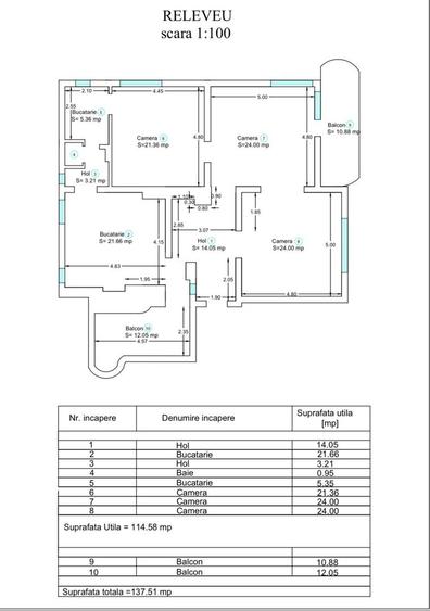Apartament 3 camere, boem si spațios, chiar in centrul Timișoarei