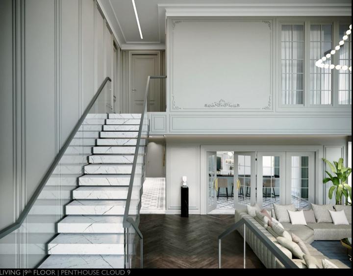 Cloud9 Residence | PENTHOUSE RAFINAT 800 mp cu 4 locuri parcare |