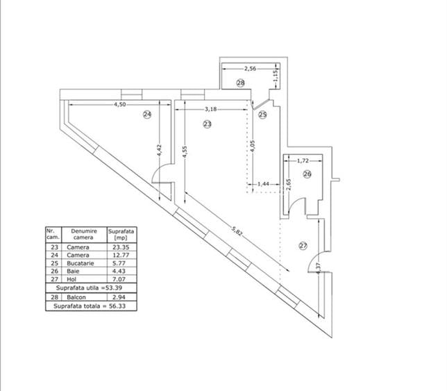 Vand Apartament 2 camere in imobil nou Pipera