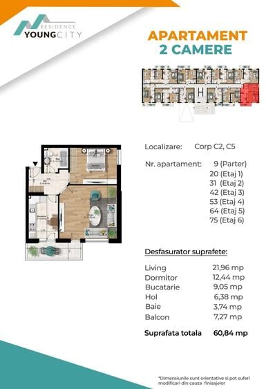 PROMOTIE!! Apartament 2 camere decomandat, Metrou Berceni 5-7min