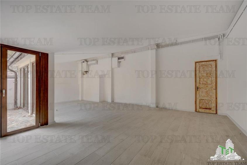 Spatiu comercial ideal bistro/cafenea cu 10 mp curte langa Parcul Carol
