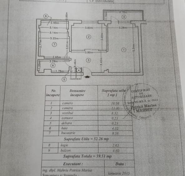 Ultracentral - Piata Romana - Apartament 2 camere decomandat