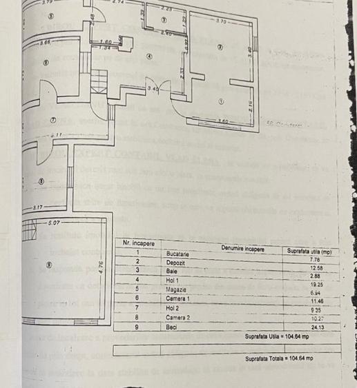 Casa D+P si Spatiu Comercial Zona Ultracentrala Tomis Mall