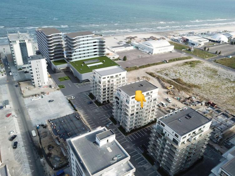DeSilva Residences - langa Hotel Crowne Mamaia - vanzare garsoniera vedere lac