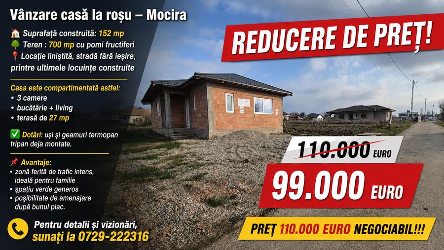 Mocira casa noua de vanzare