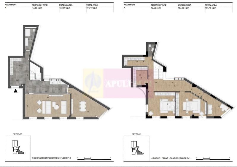 Apartament 4 camere, tip duplex, P+1 – Licurg - 4