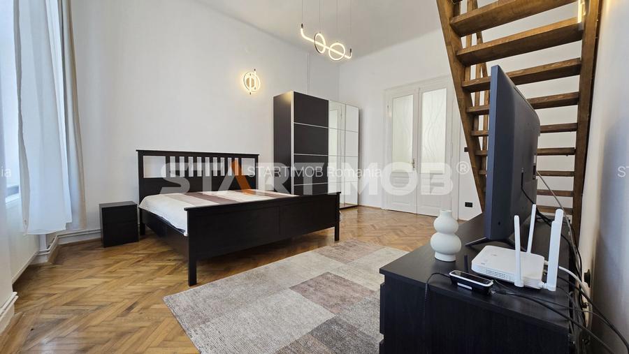 Studio mobilat Central Brasov cu parcare str Lunga - 32