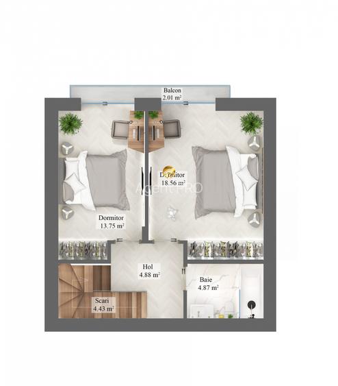 Casa P+1+M 4 camere - Pret la cheie! Complex Nou - Acces rapid la DN1 - 4