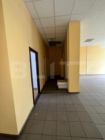Spațiu comercial de închiriat, 120 mp, vitrină mare – zona Liceul Auto, Deva