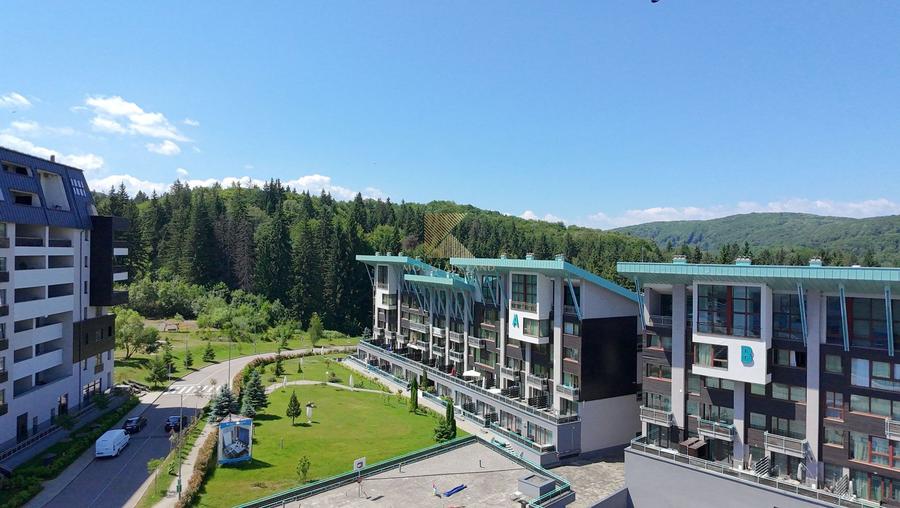 Apartament tip loft cu șemineu, situat în Silver Mountain Resort