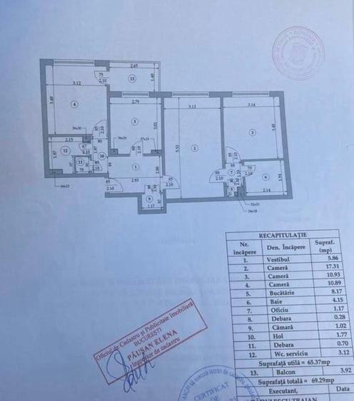 Vanzare apartament 3 camere Militari Scoala