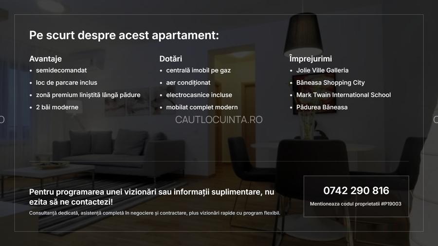 Apartament 3 Camere |  63mp |  Băneasa | Imaculat - 9