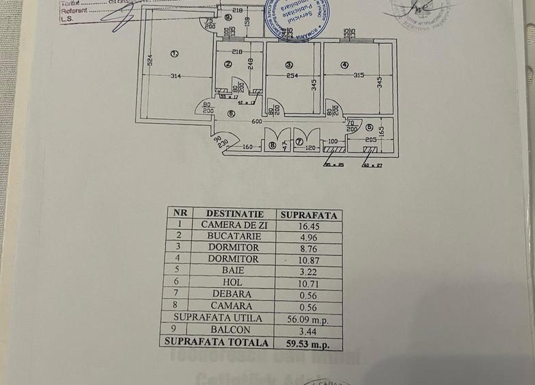 Apartament 3 camere Auchan Titan