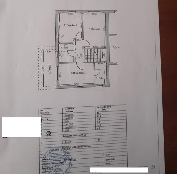 Duplex 7 camere in Europa, teren 260 mp, utili 160 mp