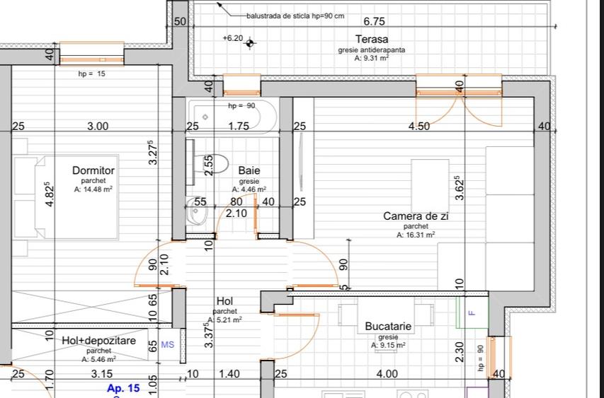 Apartament 2 camere Giroc, zona Esso, 55 mp, smart home, AC