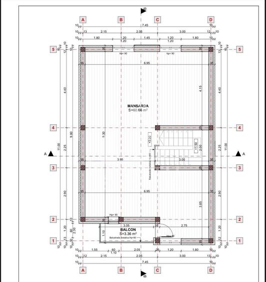 Casa individuala cu 3 camere Parter + Mansarda in Giroc - Calea Urseni