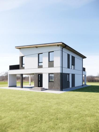 Casă individuală finisată complet – Clasă energetică A – 130 mp utili, teren 440