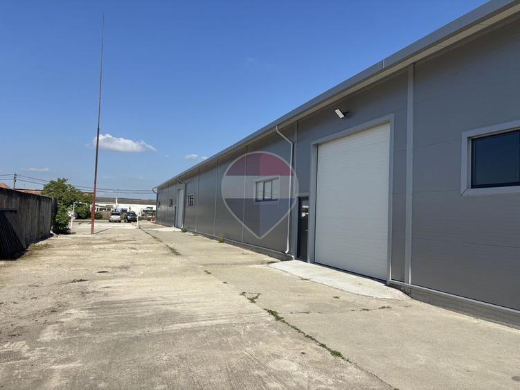 Hală industrială noua 868 mp, curte 720 mp, 2 porti de acces