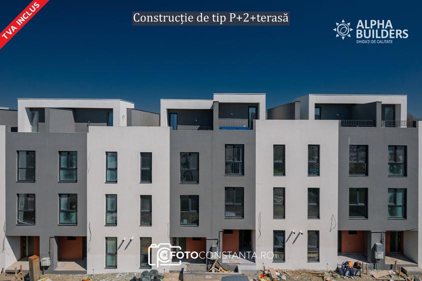 ✅TVA inclus: 132m² utili + terasă 42m² · 5 camere, 3 băi | P+2+t Strada Teleajen