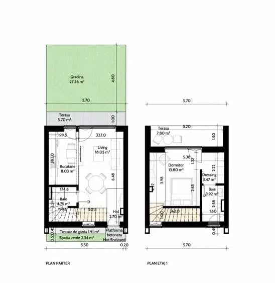Apartament 2 camere cu grădină în H4L The Village Pipera Rond OMV