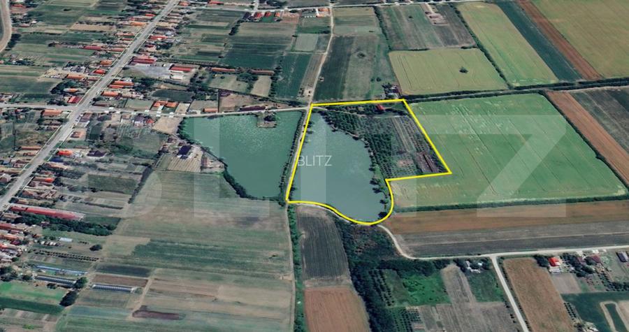 Teren cu livada si lac populat cu peste, 37.620 mp, zona Oar - Vetis - 13