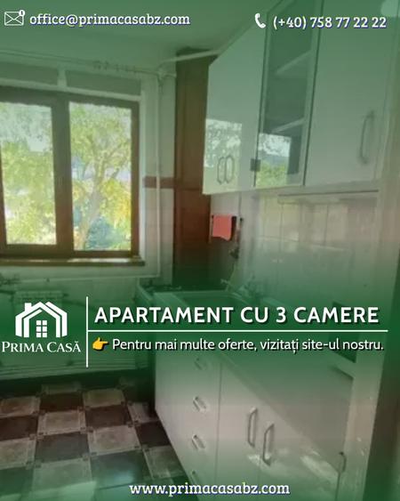 Numar camere: 3 Localizare: Zona Bd. N. Balcescu – Jud. Buzau Etaj: 3 din 4