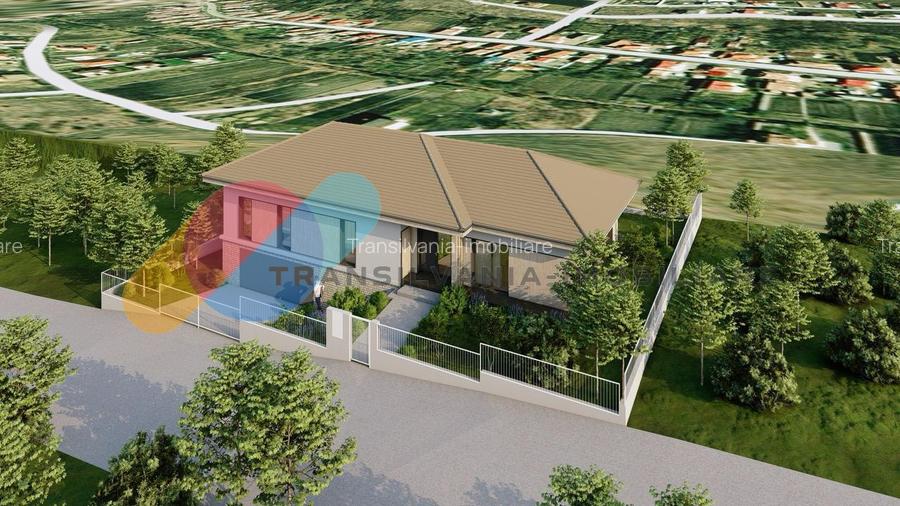 Casă individuală modernă cu garaje și teren 503mp – Chinteni - 17