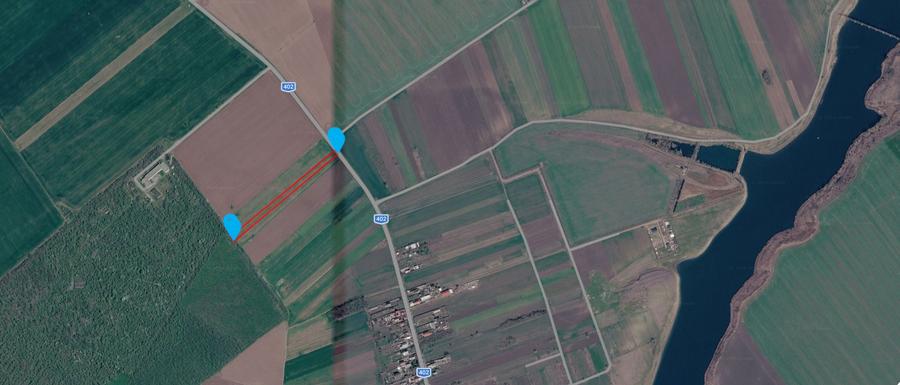 Teren extravilan 5.050 mp Fundulea (Gostilele) – Deschidere la DJ 402