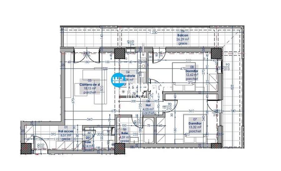 Apartamente noi 3 camere, 2 bai , Tatarasi - Kaufland, Pret Promotional!