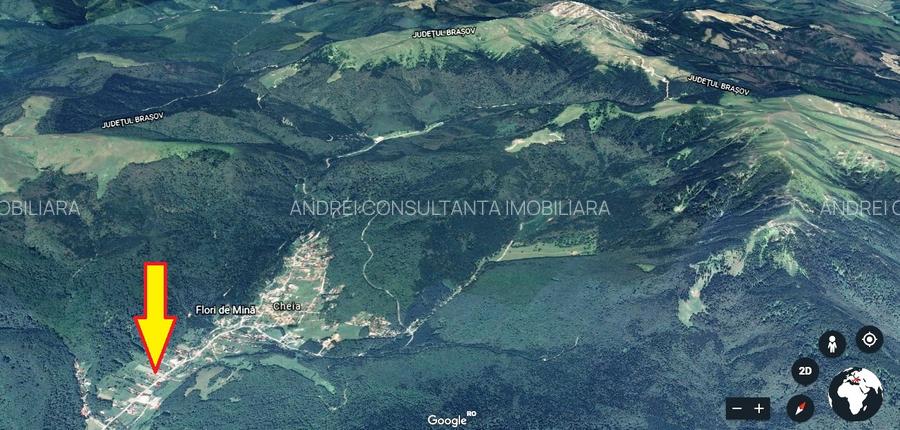 Vanzare 3050 mp teren intravilan in Cheia Prahova cu priveliste superba spre mun - 5