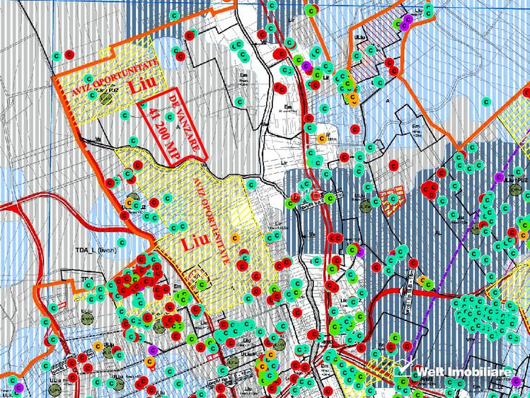 OPORTUNITATE DE INVESTITIE – 4.1 HA CLUJ-NAPOCA. VECINATATE CU PUZ APROBAT - 2