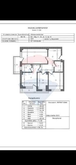Apartament 3 camere,Bloc nou,metrou 1 Mai,Piata Chibrit