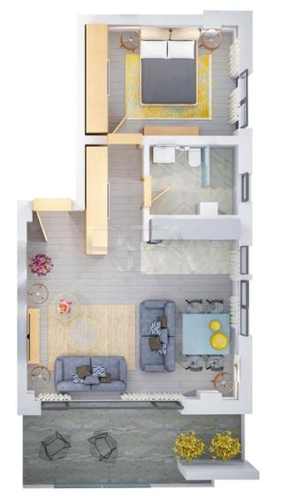 UP Boutique - Pipera Voluntari - APARTAMENT 2 CAMERE finisaje LUX