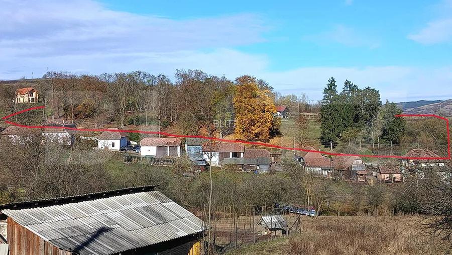 Cabana cu teren intravilan 18.449 mp – Paingeni | 7,5 €/mp | Vedere panoramică